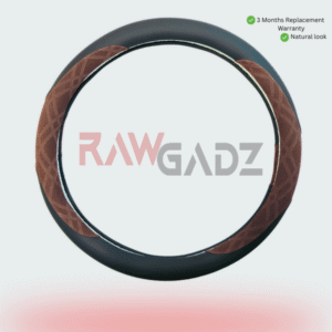 High Quality Leather and Fabric Super Soft Steering cover with green, black and coffee color - Universal