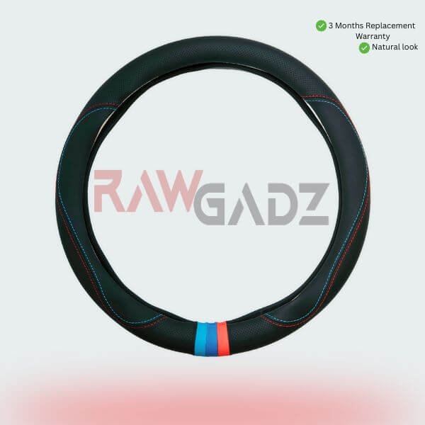 German Style Premium Leather Steering Cover Ultrathin and Super Grip (Universal Fit) - Image 2