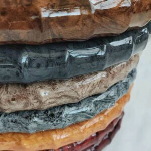 Rawgadz New Breathable Non-Slip Peach Wood Grain Steering Cover – All Season Universal Fit